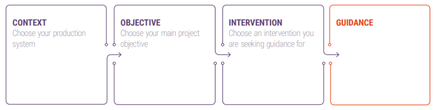 Figure 2: Guidance steps