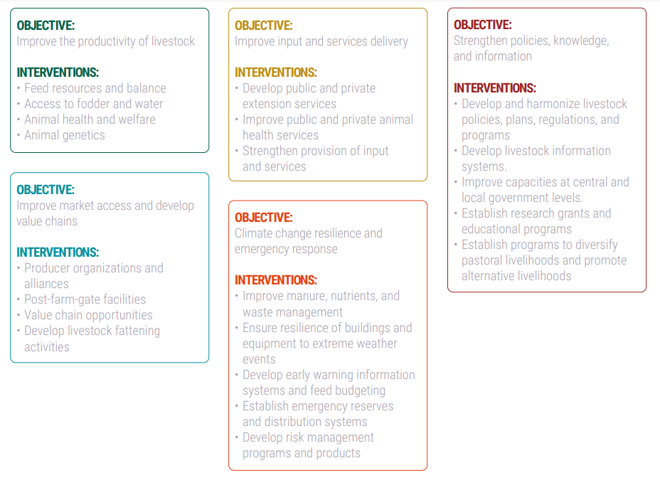 Table 1: Objectives and Interventions